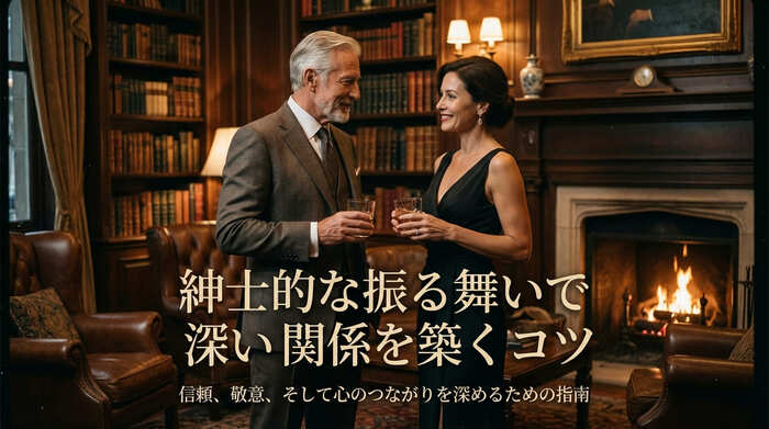 紳士的なアプローチで深い関係を築くコツ